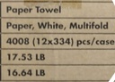 Paper towerl Box 4008 Pcs