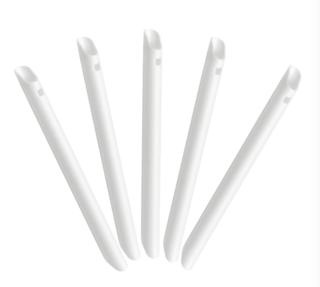 Evacuator Tips Vented White  100 Pcs bag