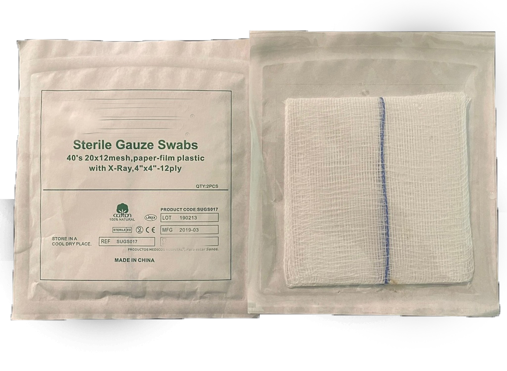 Sterile gauze 2x2