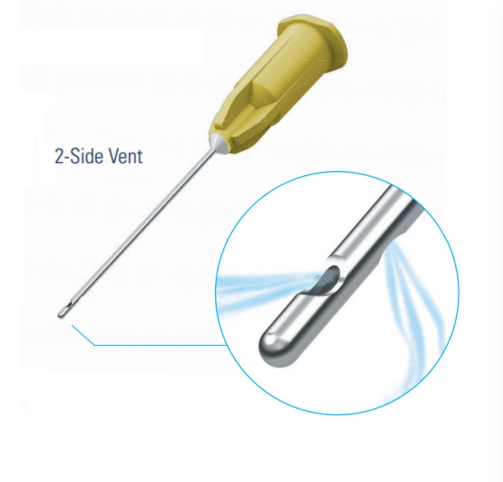 Gation Needle Tips Dual Head Sterile 30g Yellow Box 100 Pcs