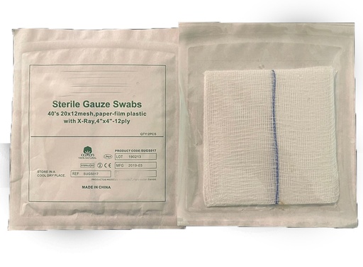 Sterile gauze 2x2