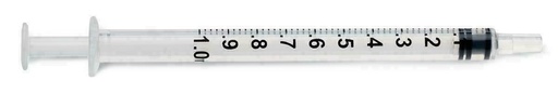 Syringe 1 CC w/o Needle - Insulin Syringe Box of 100