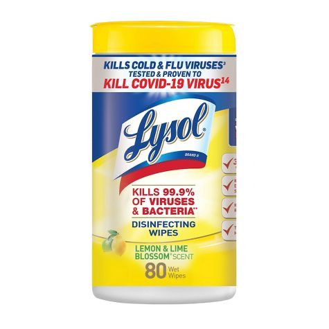 Wipes Laysol (80 Wipes)